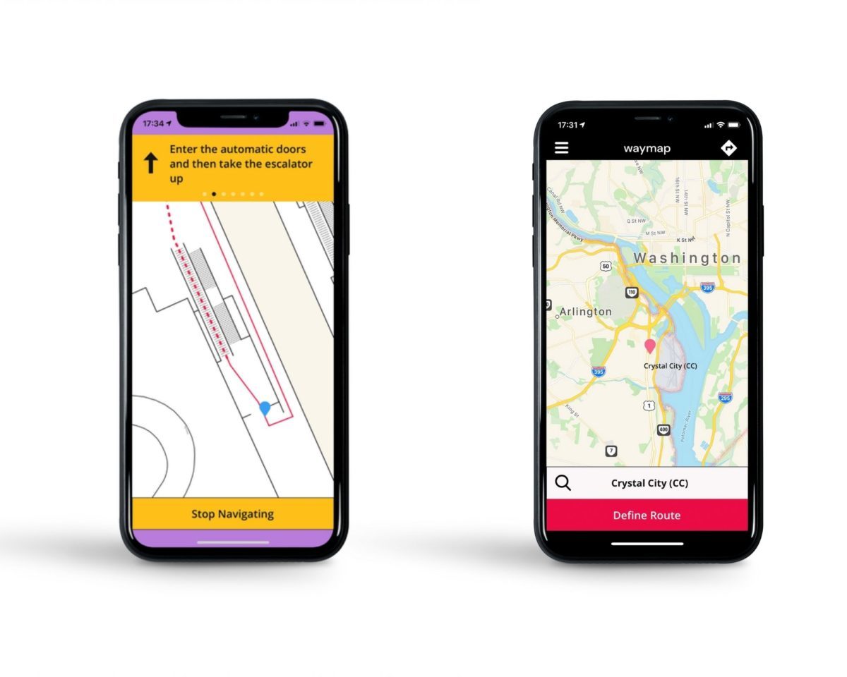 waymap应用程序亮相华盛顿地铁站