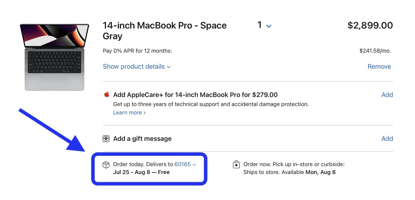 苹果MacBook Pro等新订单发货已延迟到8月份
