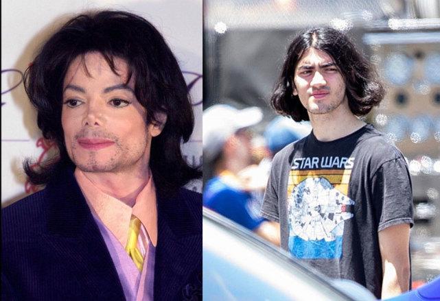 迈克尔·杰克逊20岁小儿子罕见现身，毛发很浓密，神态像父亲