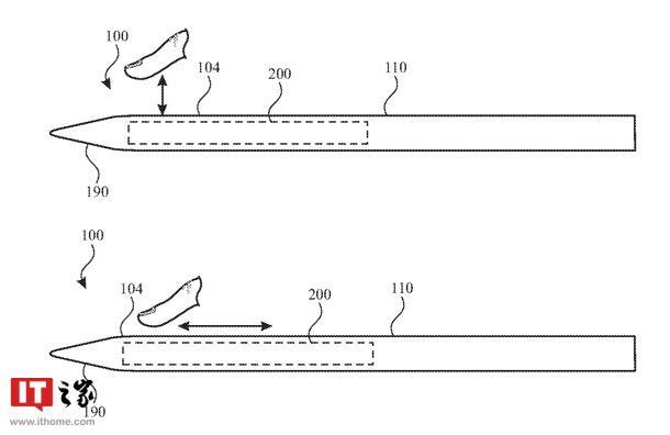 苹果 新专利：未来Apple Pencil配备全触控式控制