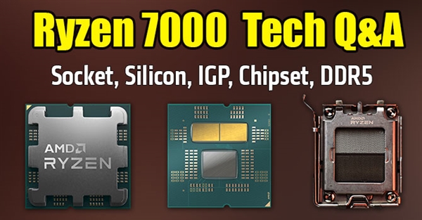 amd分享zen4锐龙7000处理器大量核心信息