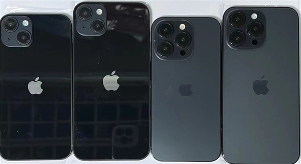 iphone14全系机模曝光：屏占比有望创史上新高