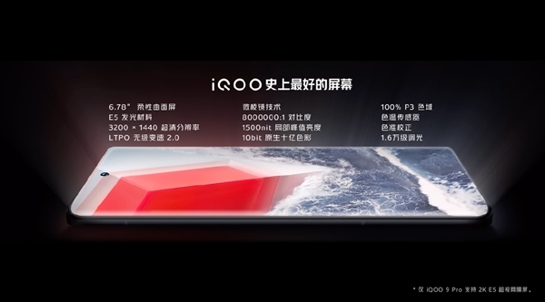 iqoo10pro将采用2k+120hzltpo高刷柔性屏