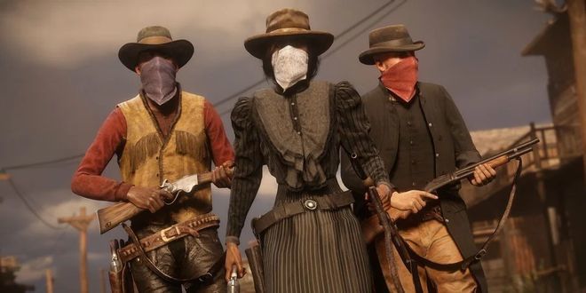 |魔兽世界：reddead在线模式中的常见表情，吐痰表情无害