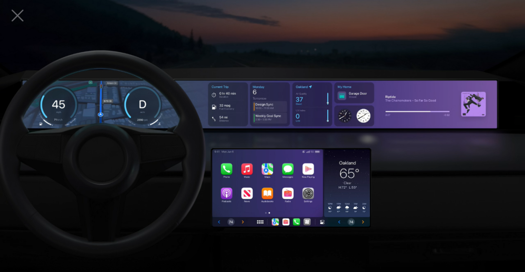 苹果发布全新一代carplay车载交互系统