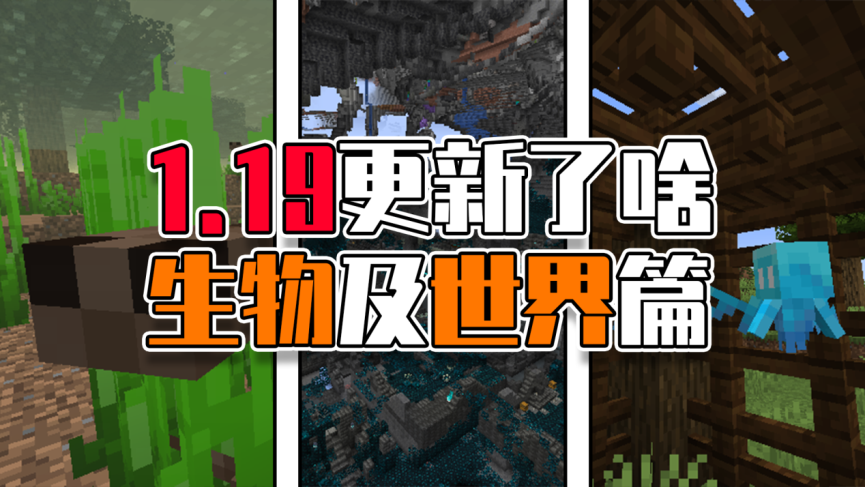 |我的世界：1.19到底更新了啥？生物及世界介绍