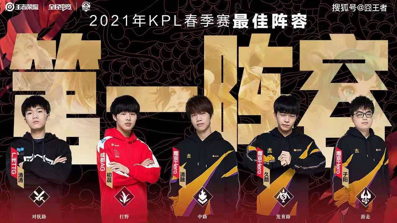 |王者荣耀2021年kpl最佳阵容评选名单：武汉estar最佳