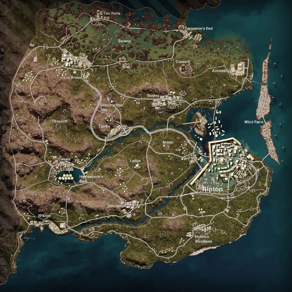 |pubg|新地图帝斯顿：全自动喷子来袭，巡逻车上线！