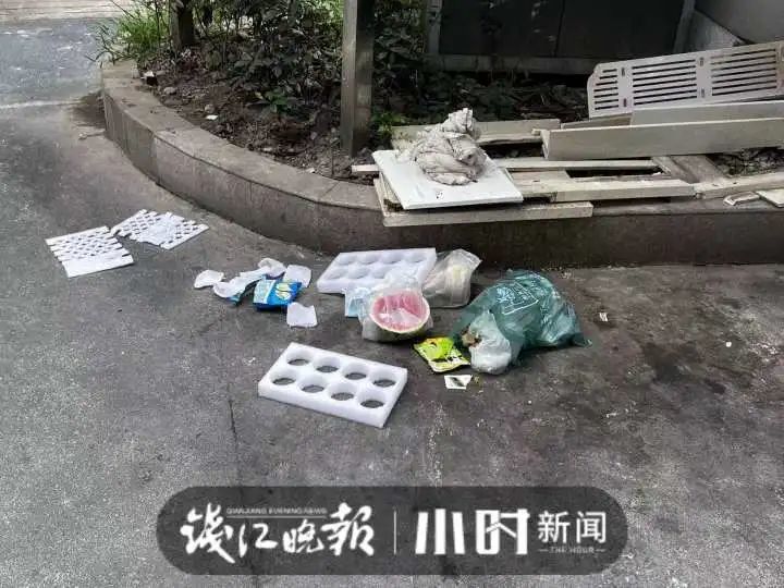 小区附近垃圾乱扔，居民有话说