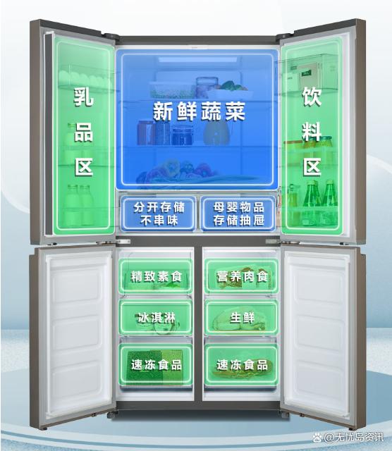 惠而浦610升冻龄系列双驱风冷变频冰箱