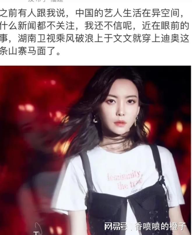 王中磊绯闻女友于文文，穿迪奥抄袭马面裙，网友：道歉