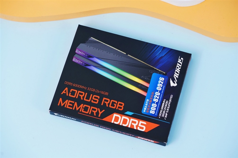 极能超频的技嘉aorusrgbddr5-6000内存