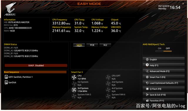 技嘉aorusx570master：性能和bios