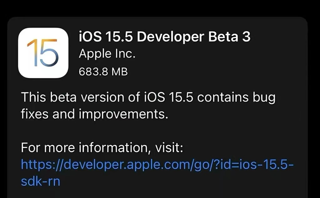 苹果ios15.5beta3体验感升级用户反馈
