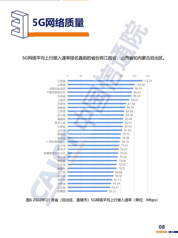 公布第一季度5G网络数据