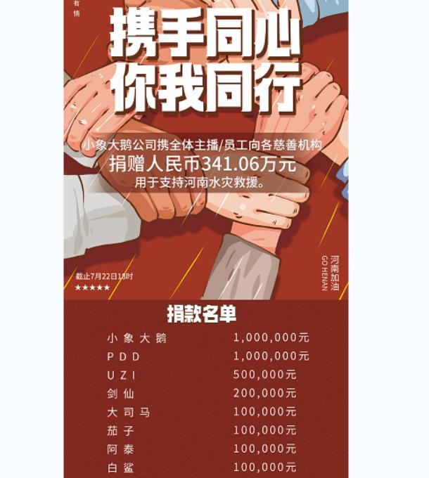 |PDD给河南捐款100万，粉丝群聊天记录曝光，一句话让游戏粉泪目