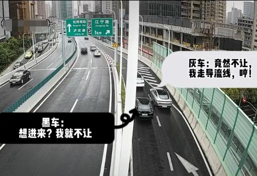 上海两男子在高架上斗气别车双双被拘，当事人：他侮辱我！
