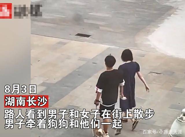 笑哭！湖南一男孩遛狗和女生闲聊，狗子被拽脚离地，艰难蹦跶行走