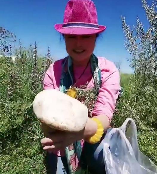 于月仙生前最后的一段视频曝光：4天前还在采蘑菇，笑着分享美食