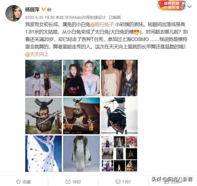 杨丽萍放弃当演员的小彩旗，力捧另一位外甥女，颜值很高更有前途