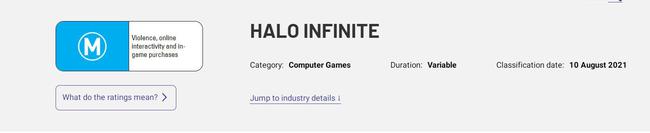《光环：无限》通过澳洲评级 发售情报或将公布