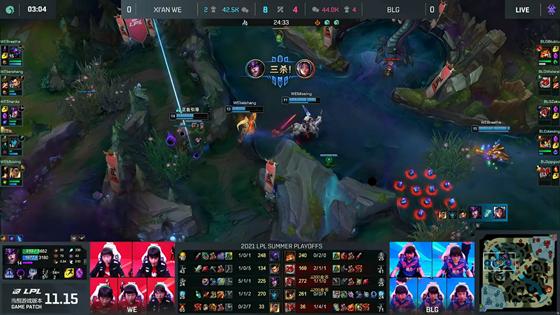 |LOL-LPL：上野灵性决策偷大龙逆转局势，WE连翻三盘3-0横扫BLG