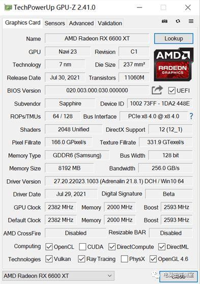 【非首发测试】矿潮下的新品卡RX6600 XT