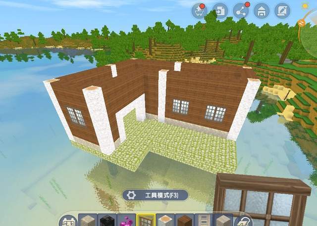 迷你世界房屋大建造,水上别墅成为玩家首选,霸气附带防御功能