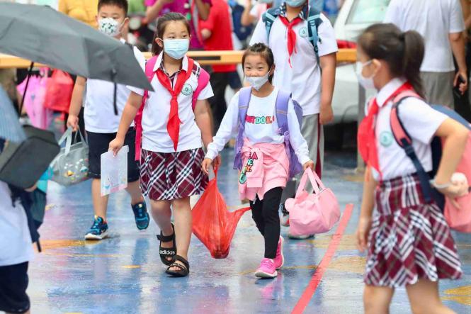 开学首日“元气满满”