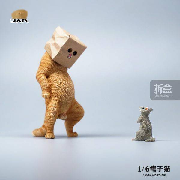 JXK STUDIO 1/6 痞子猫 JXK088 猫咪动物仿真模型手办