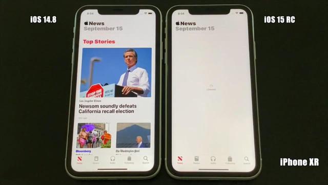 6款旧iPhone测试iOS14.8与iOS15性能差距：到底值得升级吗？