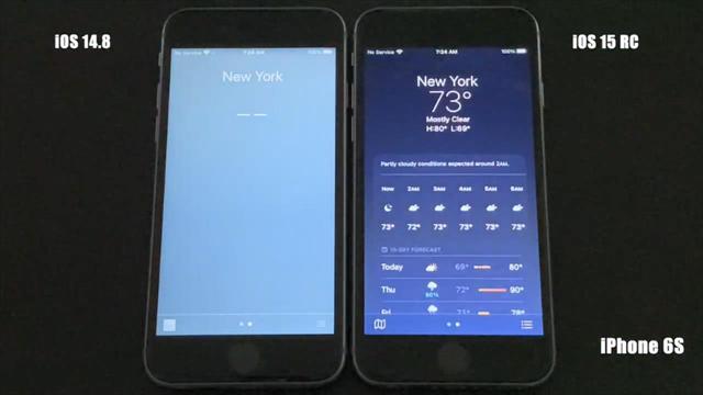 6款旧iPhone测试iOS14.8与iOS15性能差距：到底值得升级吗？