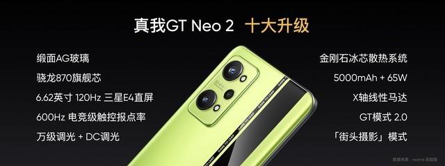 首发2399元，真我GTNeo2发布，配备骁龙870