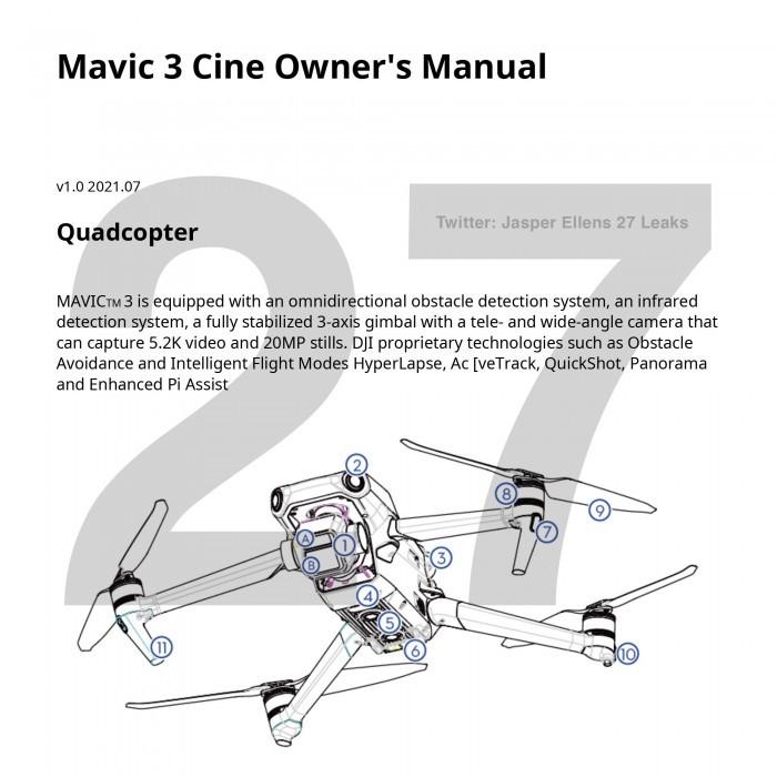 大疆Mavic 3 Pro消息曝光：双摄加持，46分钟续航