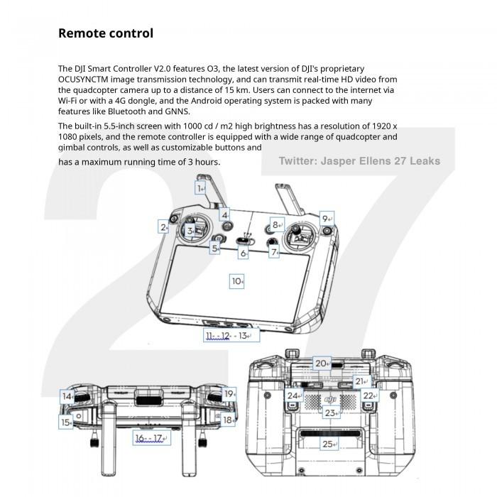 大疆Mavic 3 Pro消息曝光：双摄加持，46分钟续航