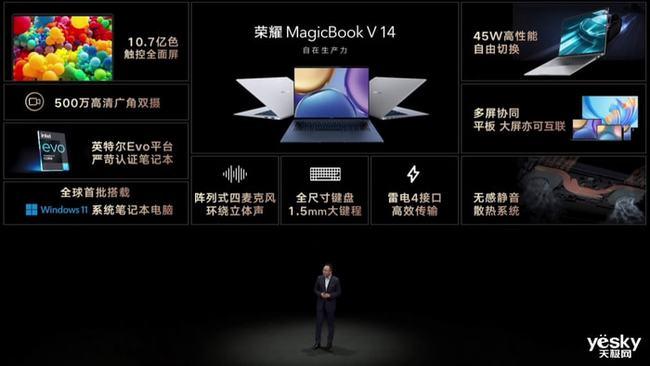 打破业内多项常规 荣耀发布MagicBook V14、智慧屏X2等新品