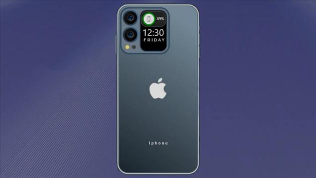 iPhone14概念机：前后双屏幕+屏下指纹解锁，容量最高达2TB