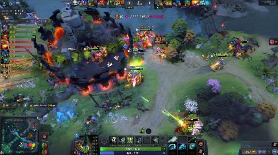 DOTA2-TI10小组赛：兵不血刃IG 2-0击败Aster锁定胜者组