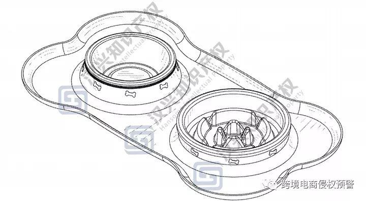 跨境电商防侵权预警：爆款骨形宠物碗在美国站的外观专利检索分析