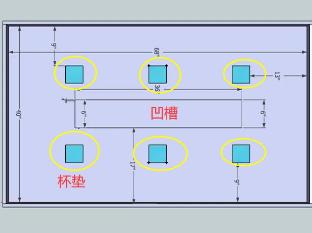 国外脑洞挺大，餐桌桌面用混凝土浇筑，还会发光！附带改造过程