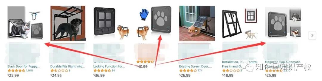 多人售卖的--宠物纱窗门---欧盟和美国专利侵权预警