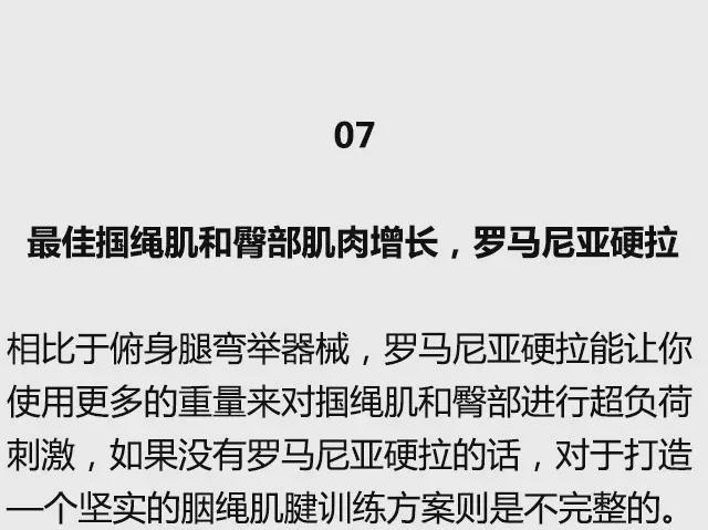 全身各部位肌肉最佳训练动作，值得你浪费时间练