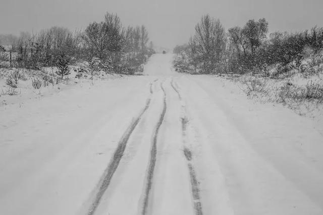 美图‖北方冬季——暴风雪后的奈曼北线