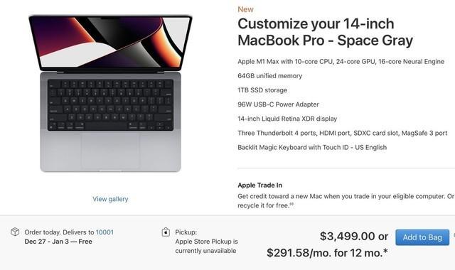 再丑也是真香，新MacBookPro部分配置延期发货