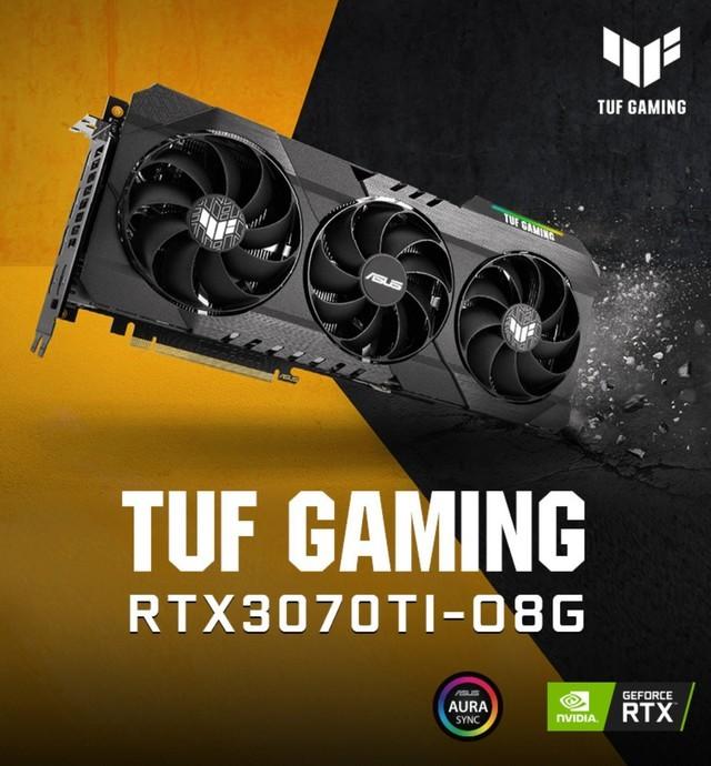 手慢无：华硕TUF-RTX3070TI O8G显卡将开售