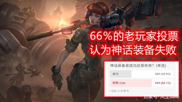 LOL神话装备的出现，是成功还是失败？66％的老玩家给出这个答案