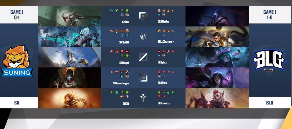 Bin卡蜜尔以一敌二，SN赢下BLG二队，LGD遇难题