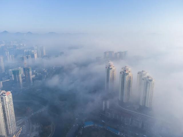 宛如仙境！今早的毕节美翻了