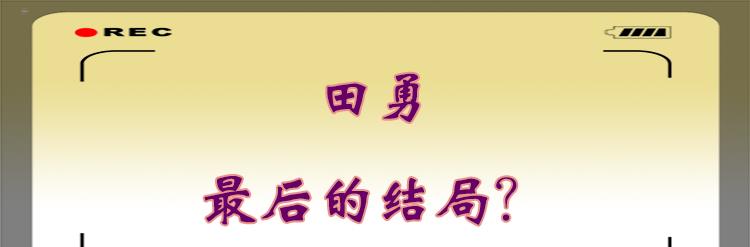 田勇最后的结局？