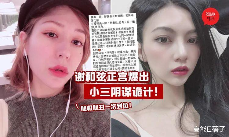 谢和弦再婚妻子承认插足，扶正两年向正宫道歉：抱歉抢了妳的老公